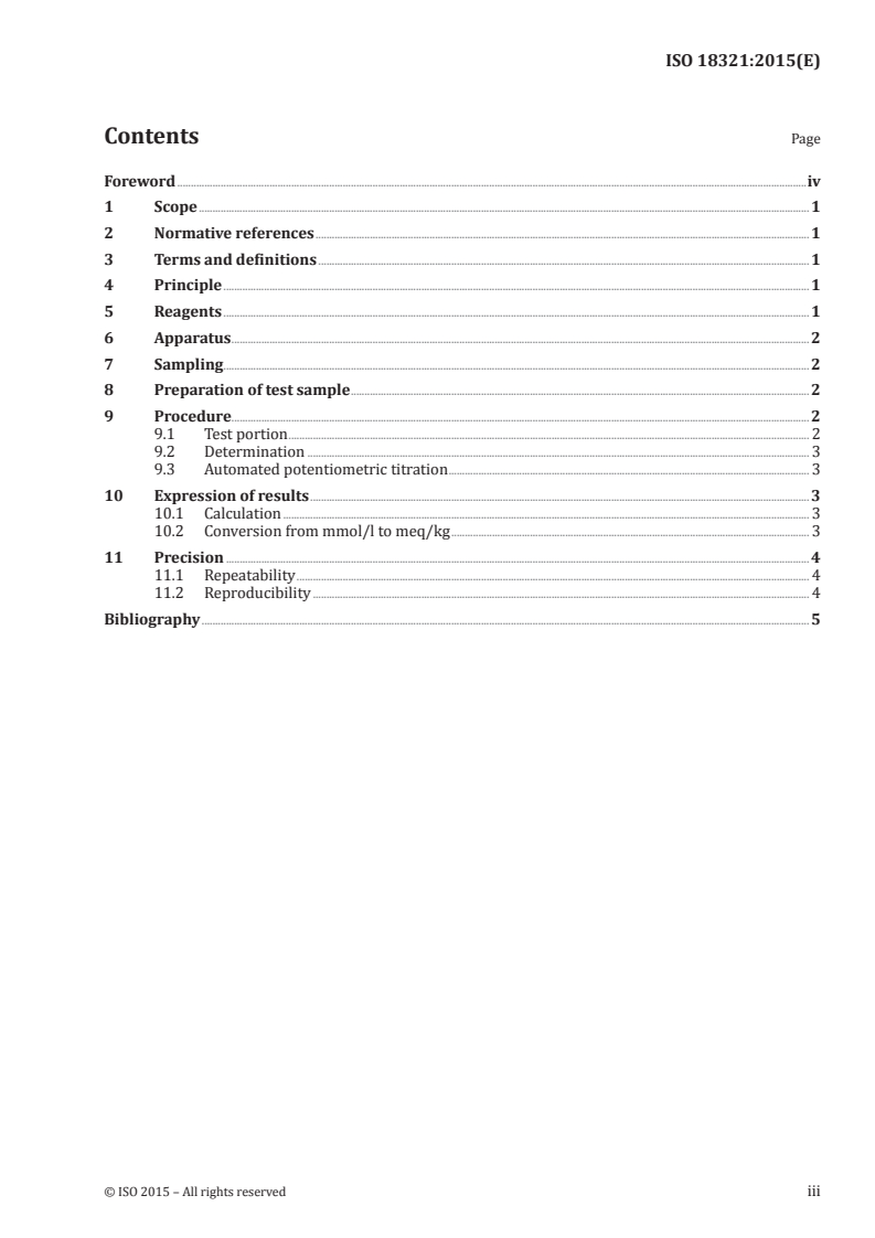 ISO 18321:2015 ISO 18321:2015 - Essential oils — Determination of peroxide value/13/2015 - Page 3 preview