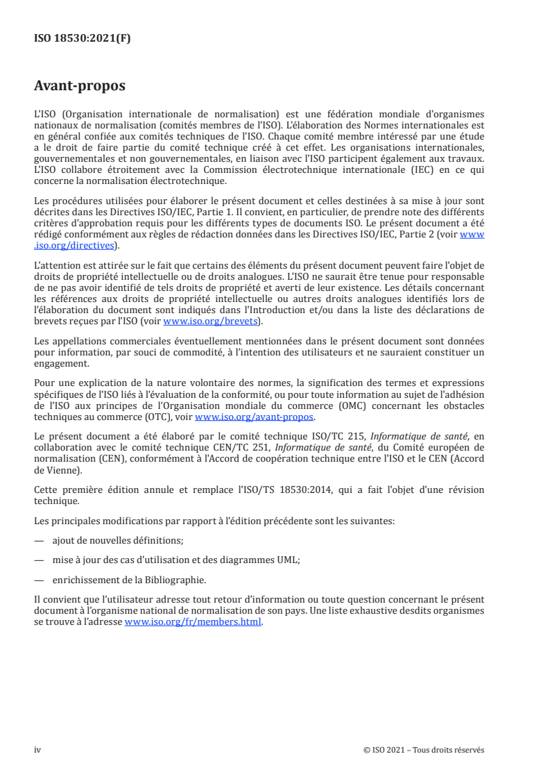 ISO 18530:2021 ISO 18530:2021 - Informatique de santé — Marquage et étiquetage à l’aide de l’identification et de la saisie automatiques des données — Identification du sujet des soins et du prestataire considéré/27/2021 - Page 4 preview