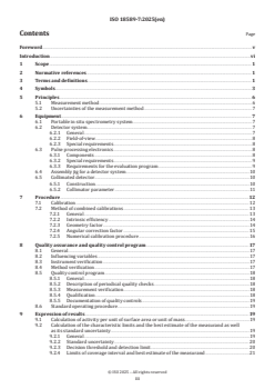 ISO 18589-7:2025 - Measurement of radioactivity in the environment — Soil — Part 7: In situ measurement of gamma-emitting radionuclides
Released:12. 12. 2025 - Page 3 preview
