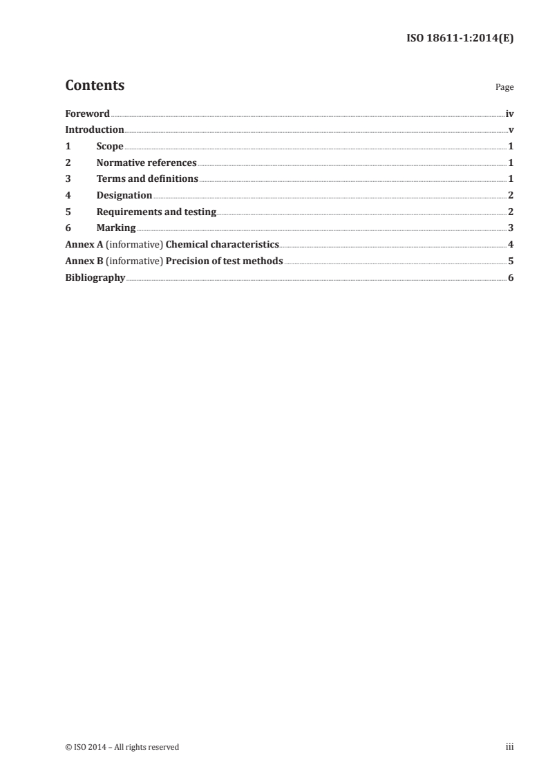 ISO 18611-1:2014 ISO 18611-1:2014 - Ships and marine technology — Marine NOx reduction agent AUS 40 — Part 1: Quality requirements/23/2014 - Page 3 preview