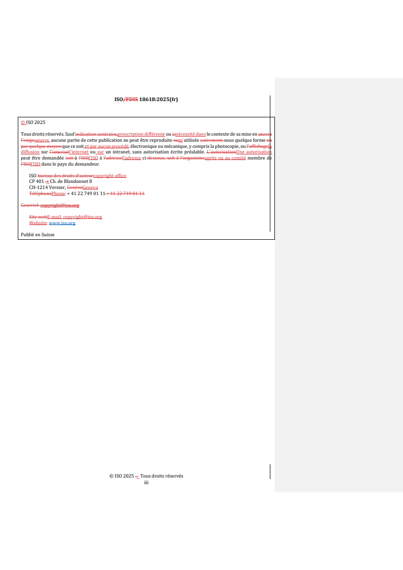 ISO 18618:2025 REDLINE ISO 18618:2025 - Médecine bucco-dentaire — Interopérabilité des systèmes de CFAO
Released:15. 09. 2025 - Page 3 preview