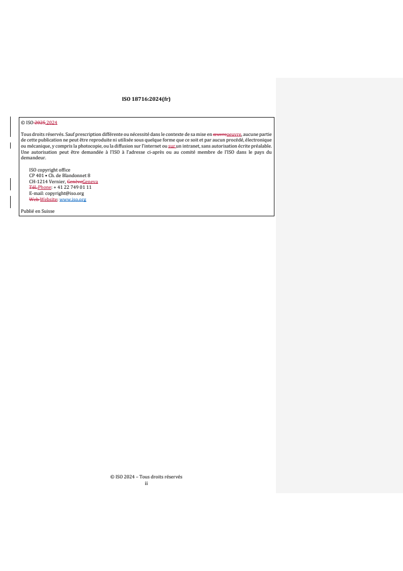 REDLINE ISO 18716:2024 - Organisation professionnelle agricole — Recommandations
Released:18. 09. 2025