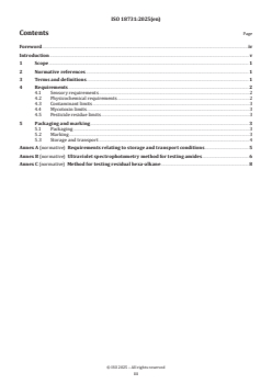 ISO 18731:2025 - Spices and condiments — Seasoning oil of Zanthoxyli pericarpium — Specification
Released:9/22/2025 - Page 3 preview