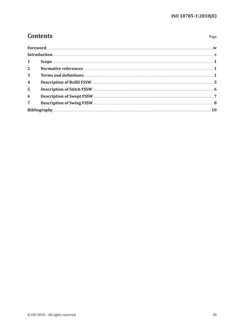 ISO 18785-1:2018 ISO 18785-1:2018 - Friction stir spot welding — Aluminium — Part 1: Vocabulary/27/2018 - Page 3 preview