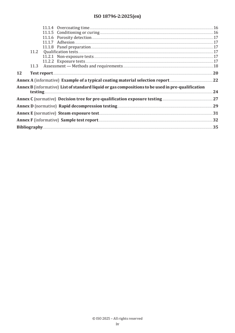 ISO 18796-2:2025 ISO 18796-2:2025 - Oil and gas industries including lower carbon energy — Internal coating of carbon steel process vessels — Part 2: Requirements and guidance for the selection of coating systems
Released:25. 07. 2025 - Page 4 preview