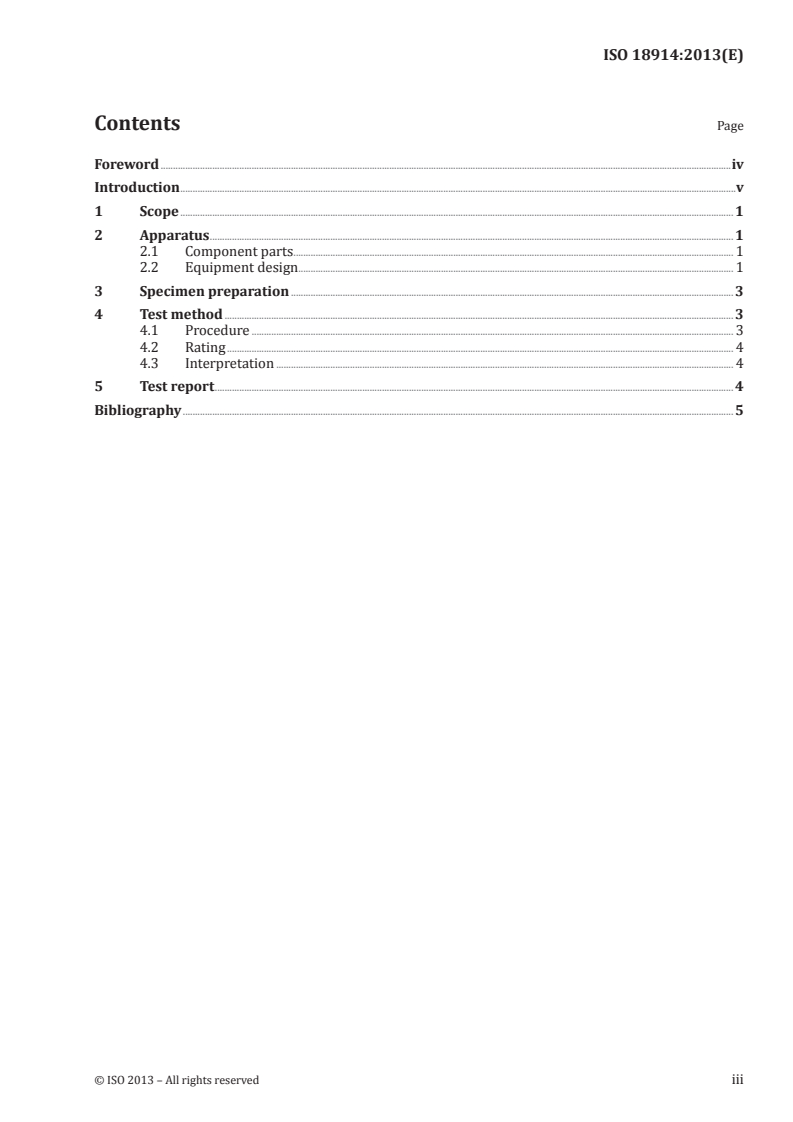 ISO 18914:2013 ISO 18914:2013 - Imaging materials — Photographic film and papers — Method for determining the resistance of photographic emulsions to wet abrasion/5/2013 - Page 3 preview