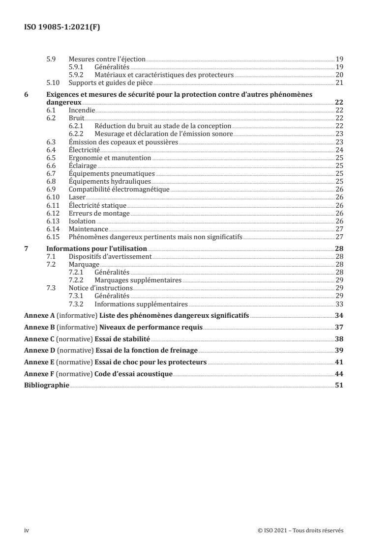 ISO 19085-1:2021 ISO 19085-1:2021 - Machines à bois — Sécurité — Partie 1: Exigences communes/4/2021 - Page 4 preview