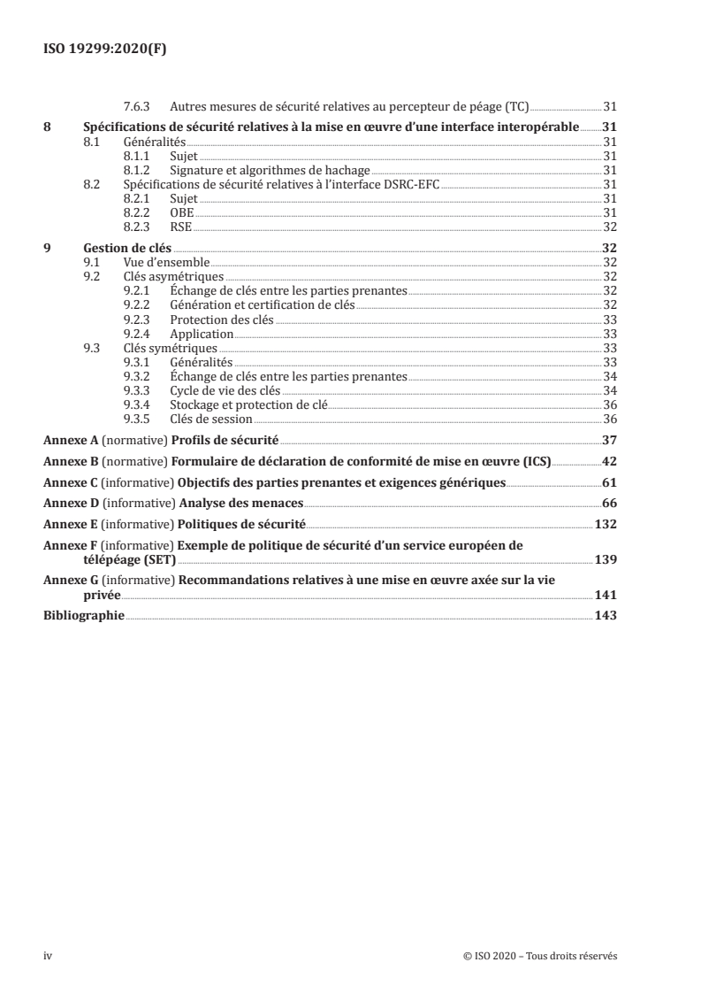 ISO 19299:2020 ISO 19299:2020 - Perception de télépéage — Cadre de sécurité/23/2020 - Page 4 preview