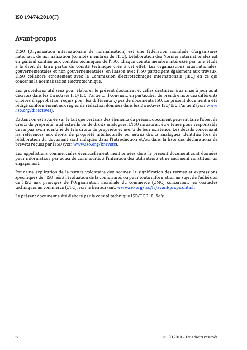 ISO 19474:2018 ISO 19474:2018 - Bois ronds — Caractéristiques visuelles — Méthodes de mesure/31/2018 - Page 4 preview