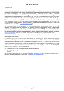ISO 19658:2025 - Sludge recovery, recycling, treatment and disposal — Protocol for validating methods for physical properties of sludges
Released:10/13/2025 - Page 4 preview