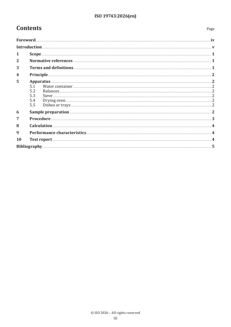 ISO 19743:2026 ISO 19743:2026 - Solid biofuels — Determination of content of heavy extraneous materials larger than 3,15 mm
Released:28. 01. 2026 - Page 3 preview