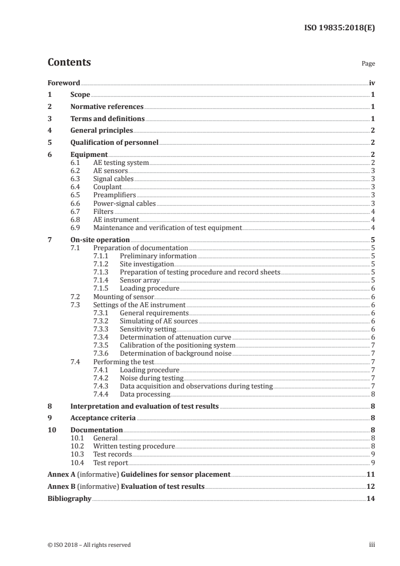 ISO 19835:2018 ISO 19835:2018 - Non-destructive testing — Acoustic emission testing — Steel structures of overhead travelling cranes and portal bridge cranes
Released:5/29/2018 - Page 3 preview