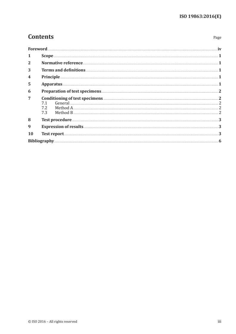 ISO 19863:2016 ISO 19863:2016 - Buildings and civil engineering works — Sealants — Determination of tear resistance/4/2016 - Page 3 preview