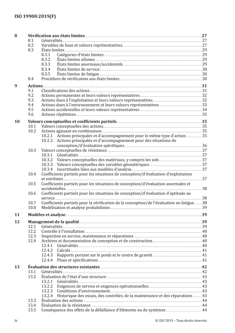 ISO 19900:2019 ISO 19900:2019 - Industries du pétrole et du gaz naturel — Exigences générales relatives aux structures en mer/5/2019 - Page 4 preview
