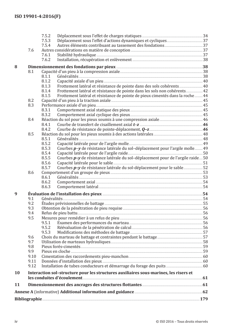 ISO 19901-4:2016 ISO 19901-4:2016 - Industries du pétrole et du gaz naturel — Exigences spécifiques relatives aux structures en mer — Partie 4: Bases conceptuelles des fondations/31/2018 - Page 4 preview