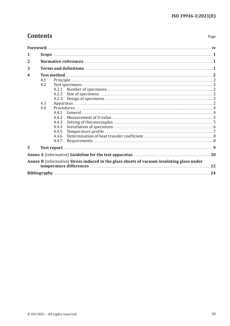 ISO 19916-3:2021 ISO 19916-3:2021 - Glass in building — Vacuum insulating glass — Part 3: Test methods for evaluation of performance under temperature differences
Released:10/26/2021 - Page 3 preview