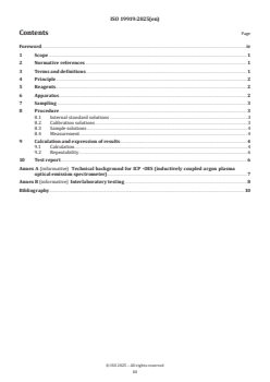 ISO 19919:2025 - Jewellery and precious metals — Determination of silver — ICP-OES method using an internal standard element
Released:11/25/2025 - Page 3 preview