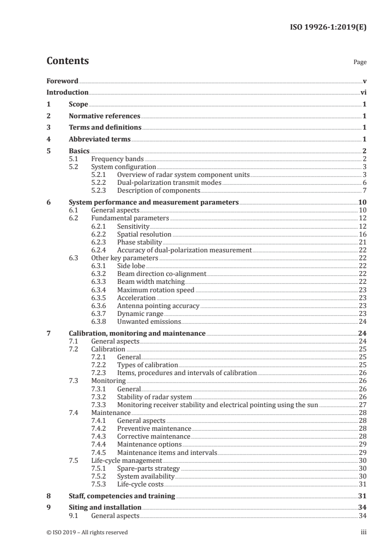 ISO 19926-1:2019 ISO 19926-1:2019 - Meteorology — Weather radar — Part 1: System performance and operation/22/2019 - Page 3 preview
