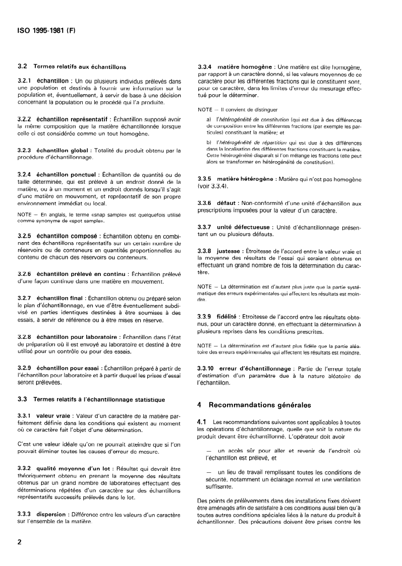 ISO 1995:1981 ISO 1995:1981 - Hydrocarbures aromatiques — Échantillonnage/1/1981 - Page 4 preview