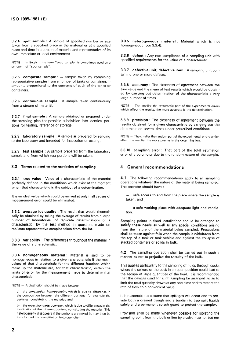 ISO 1995:1981 ISO 1995:1981 - Aromatic hydrocarbons — Sampling/1/1981 - Page 4 preview