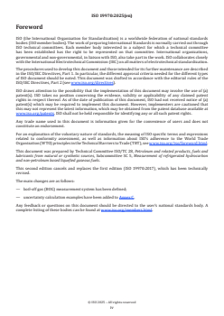 ISO 19970:2025 - Refrigerated hydrocarbon and non-petroleum based liquefied gaseous fuels — Metering of gas as fuel on LNG carriers during cargo transfer operations
Released:11. 07. 2025 - Page 4 preview