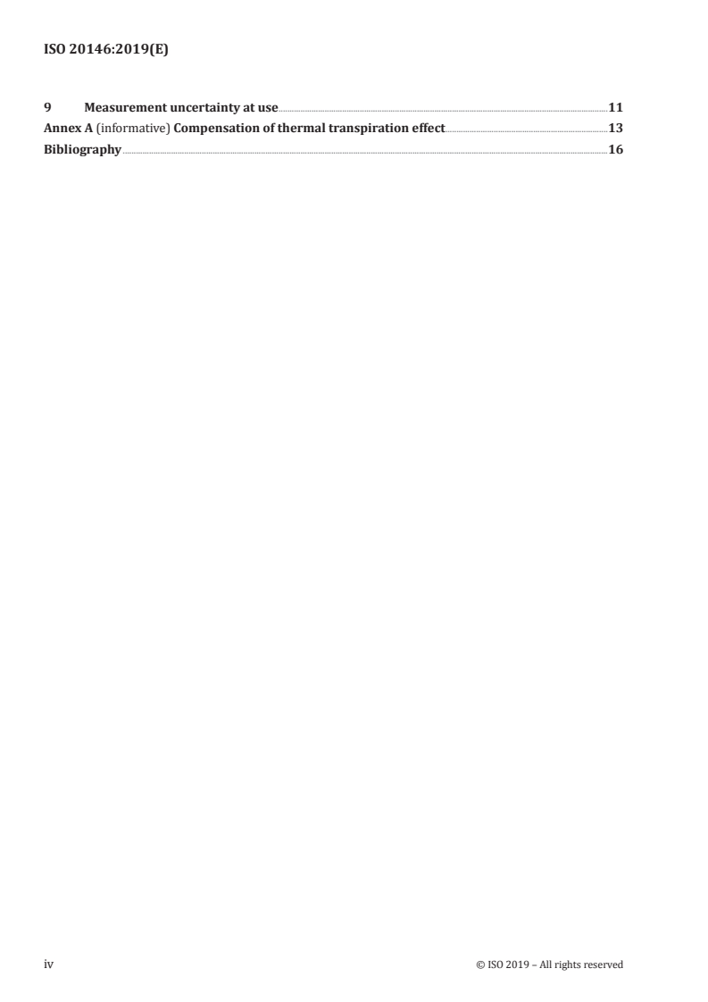 ISO 20146:2019 ISO 20146:2019 - Vacuum technology — Vacuum gauges — Specifications, calibration and measurement uncertainties for capacitance diaphragm gauges/31/2019 - Page 4 preview