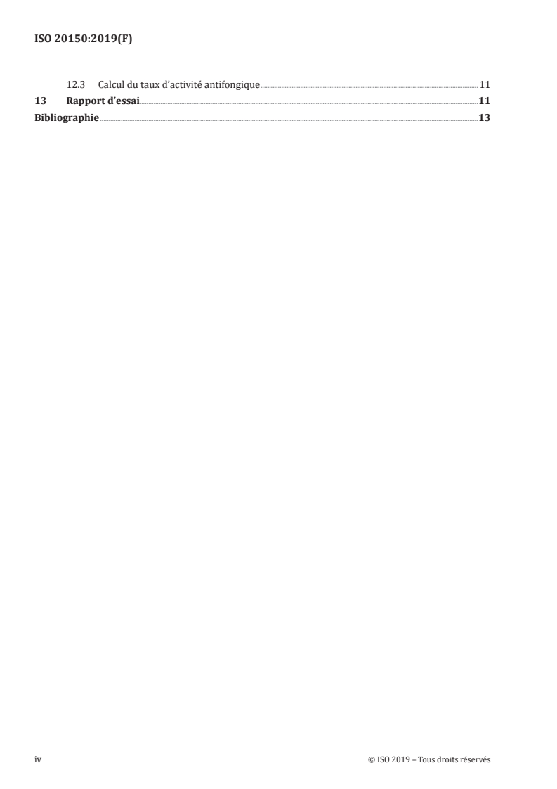 ISO 20150:2019 ISO 20150:2019 - Chaussures et composants de chaussure — Méthode de test d'épreuve quantitatif pour évaluer l'activité antifongique/21/2019 - Page 4 preview