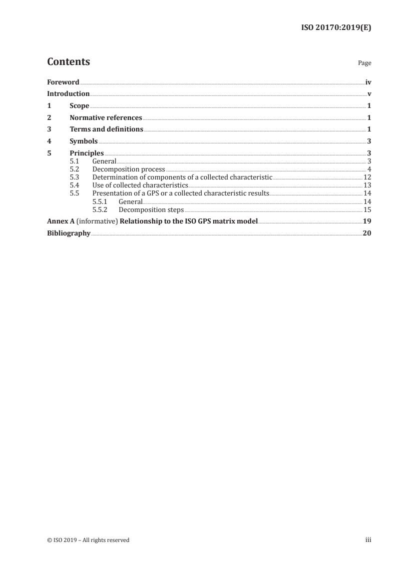 ISO 20170:2019 ISO 20170:2019 - Geometrical product specifications (GPS) — Decomposition of geometrical characteristics for manufacturing control/11/2019 - Page 3 preview