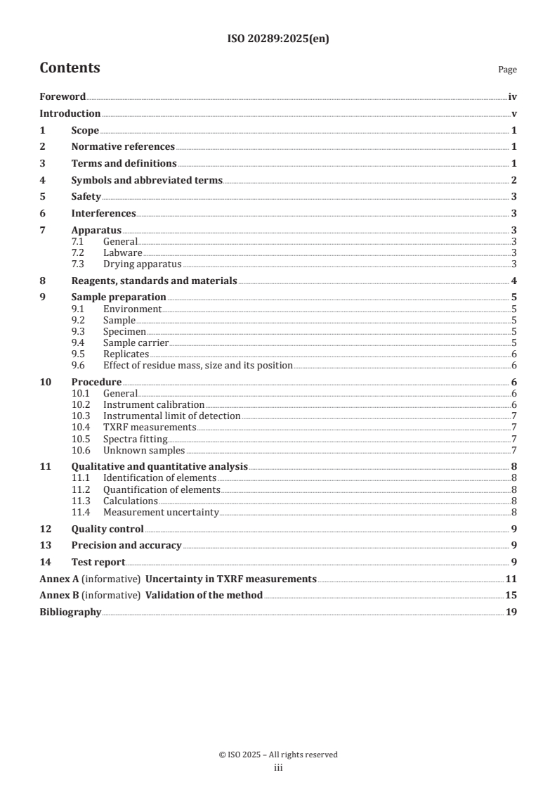ISO 20289:2025 ISO 20289:2025 - Surface chemical analysis — Total reflection X-ray fluorescence analysis of water
Released:2. 06. 2025 - Page 3 preview