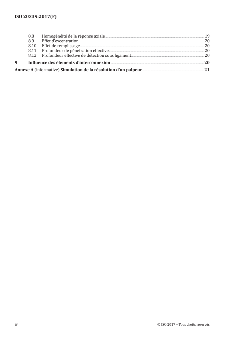 ISO 20339:2017 ISO 20339:2017 - Essais non destructifs — Appareillage pour examen par courants de Foucault — Caractéristiques des capteurs multiéléments et vérifications/23/2017 - Page 4 preview