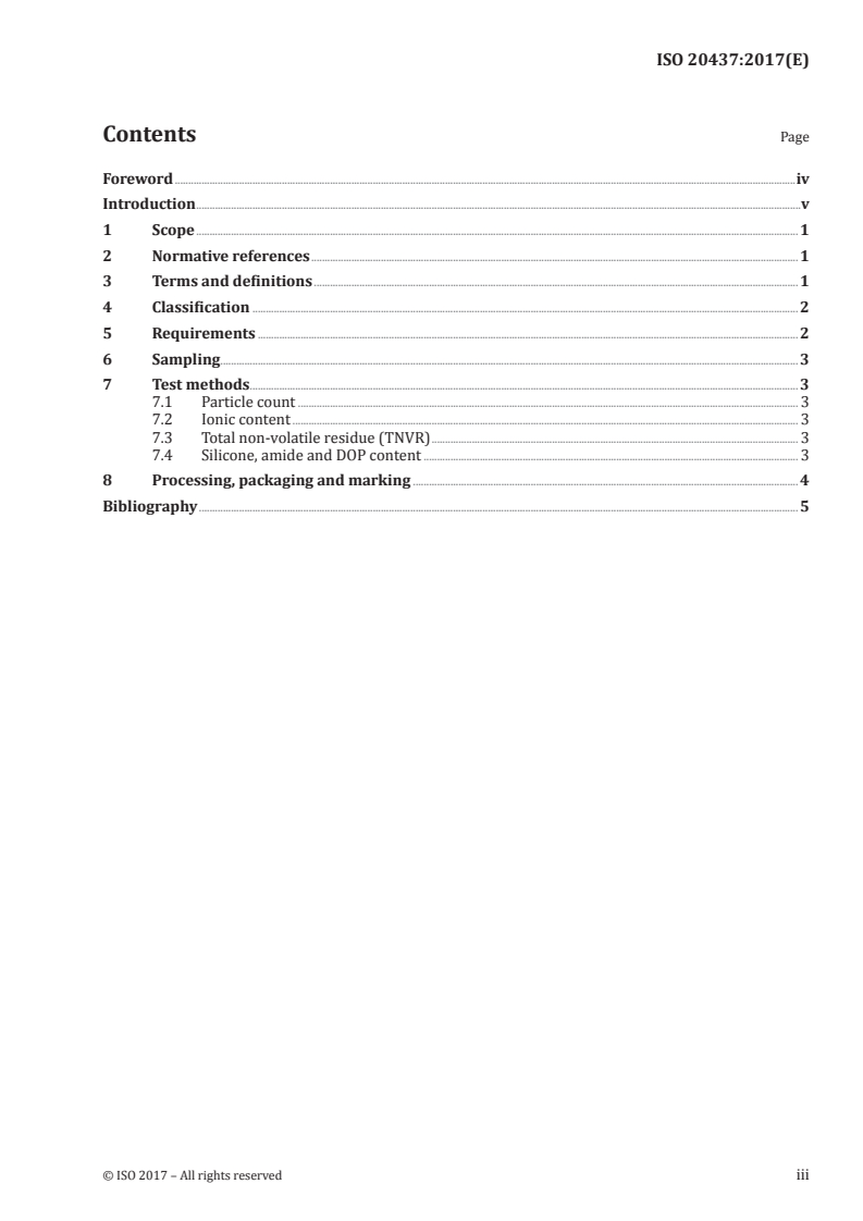 ISO 20437:2017 ISO 20437:2017 - Natural rubber latex cleanroom gloves — Specification/27/2017 - Page 3 preview