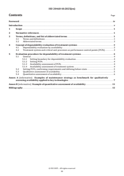 ISO 20468-10:2025 - Performance evaluation of treatment technologies for water reuse systems — Part 10: Guidelines for evaluation of dependability of treatment systems
Released:8. 12. 2025 - Page 3 preview