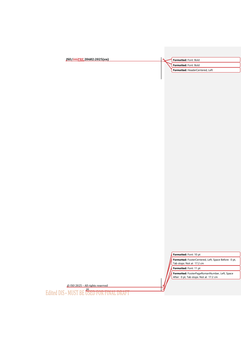 ISO 20682:2026 REDLINE ISO 20682 - Autonomous underwater vehicles — Risk and reliability
Released:12/11/2025 - Page 3 preview