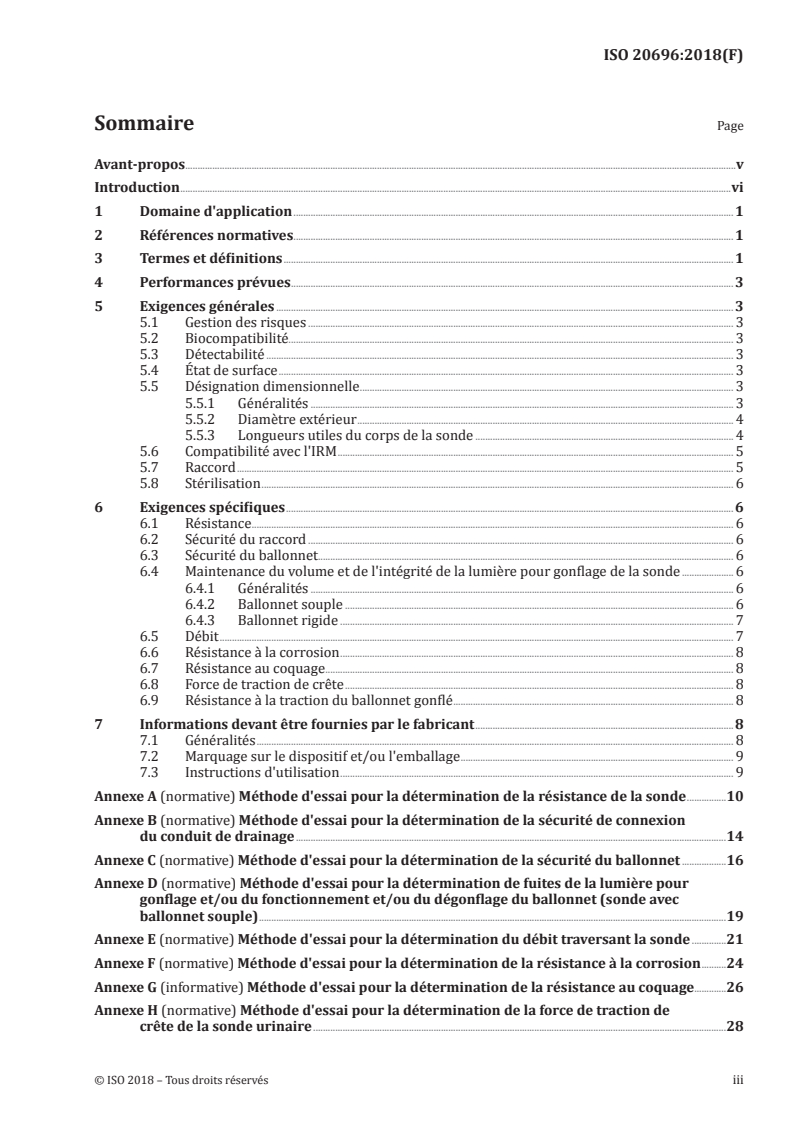 ISO 20696:2018 ISO 20696:2018 - Sondes urinaires stériles non réutilisables/4/2019 - Page 3 preview