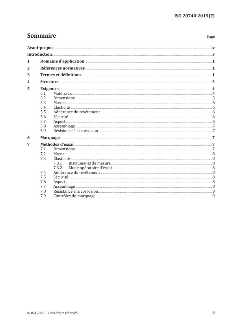 ISO 20740:2019 ISO 20740:2019 - Arts martiaux — Épée de tai-chi-chuan — Exigences et méthode d'essai/24/2019 - Page 3 preview