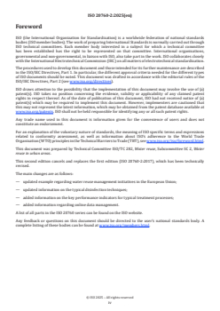 ISO 20760-2:2025 - Water reuse in urban areas — Guidelines for centralized water reuse system — Part 2: Management of a centralized water reuse system
Released:14. 11. 2025 - Page 4 preview