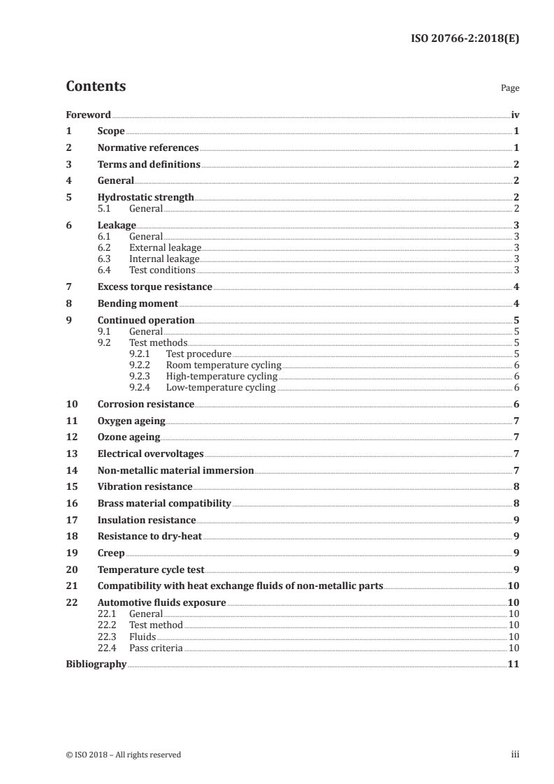 ISO 20766-2:2018 ISO 20766-2:2018 - Road vehicles — Liquefied petroleum gas (LPG) fuel systems components — Part 2: Performance and general test methods/26/2018 - Page 3 preview