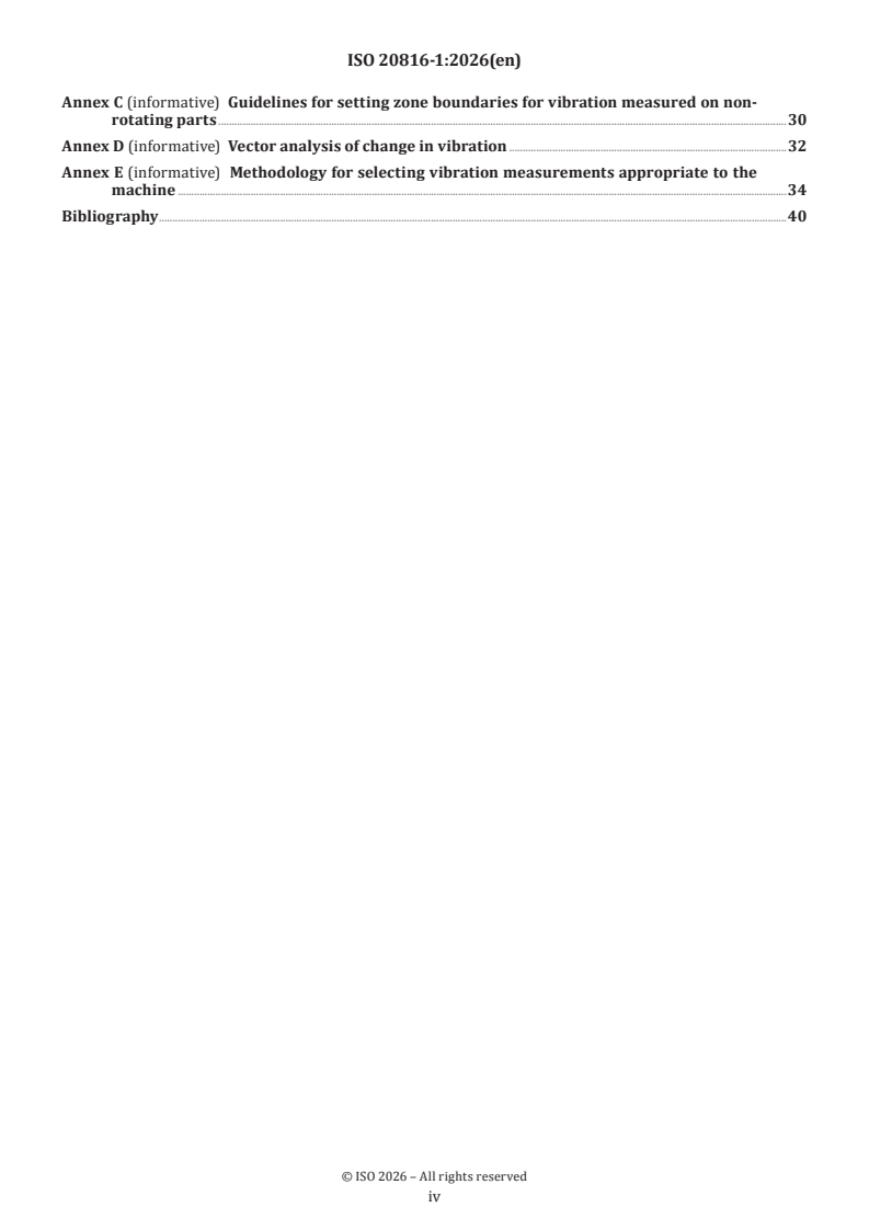 ISO 20816-1:2026 ISO 20816-1:2026 - Mechanical vibration — Measurement and evaluation of machine vibration — Part 1: General guidelines - Page 4 preview