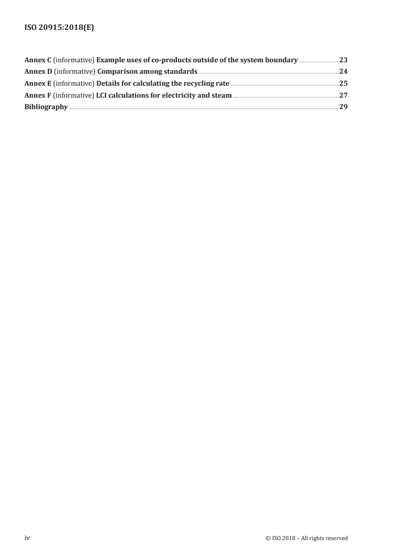 ISO 20915:2018 ISO 20915:2018 - Life cycle inventory calculation methodology for steel products/12/2018 - Page 4 preview