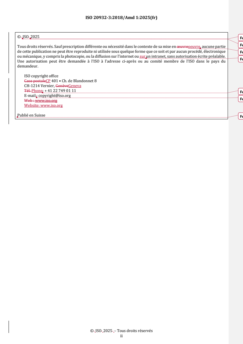 ISO 20932-3:2018/Amd 1:2025 REDLINE ISO 20932-3:2018/Amd 1:2025 - Textiles — Détermination de l'élasticité des étoffes — Partie 3: Étoffes étroites — Amendement 1
Released:12/5/2025