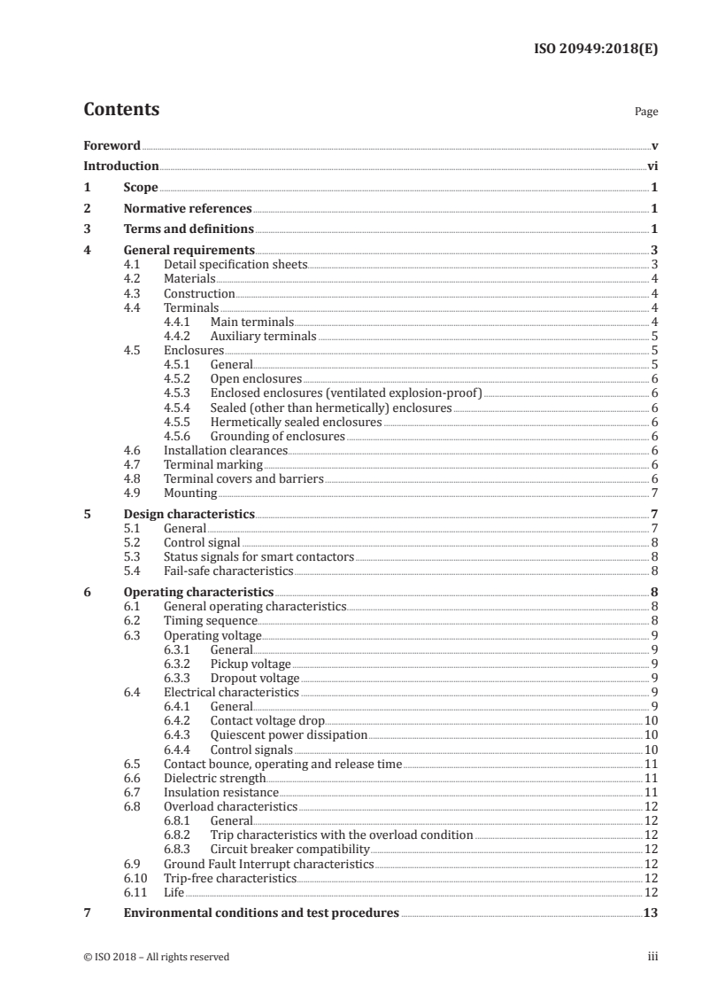 ISO 20949:2018 ISO 20949:2018 - Aircraft — Smart contactor — General requirements/16/2018 - Page 3 preview