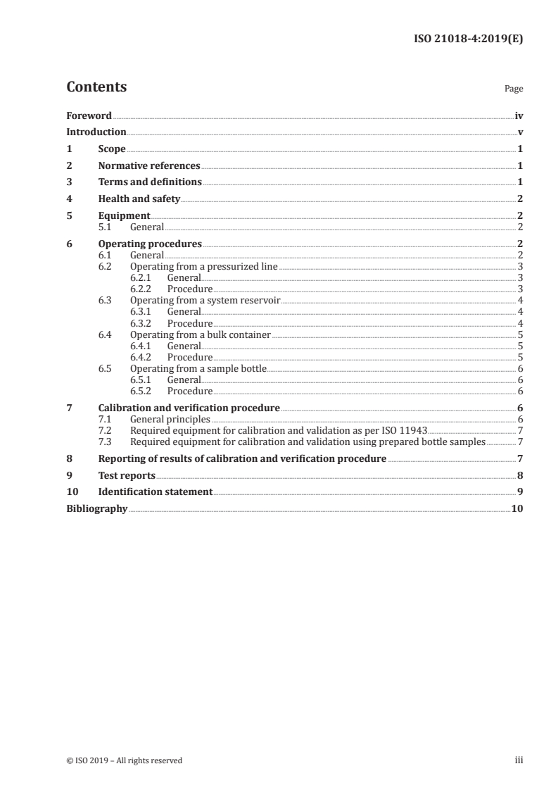 ISO 21018-4:2019 ISO 21018-4:2019 - Hydraulic fluid power — Monitoring the level of particulate contamination in the fluid — Part 4: Use of the light extinction technique
Released:8/16/2019 - Page 3 preview