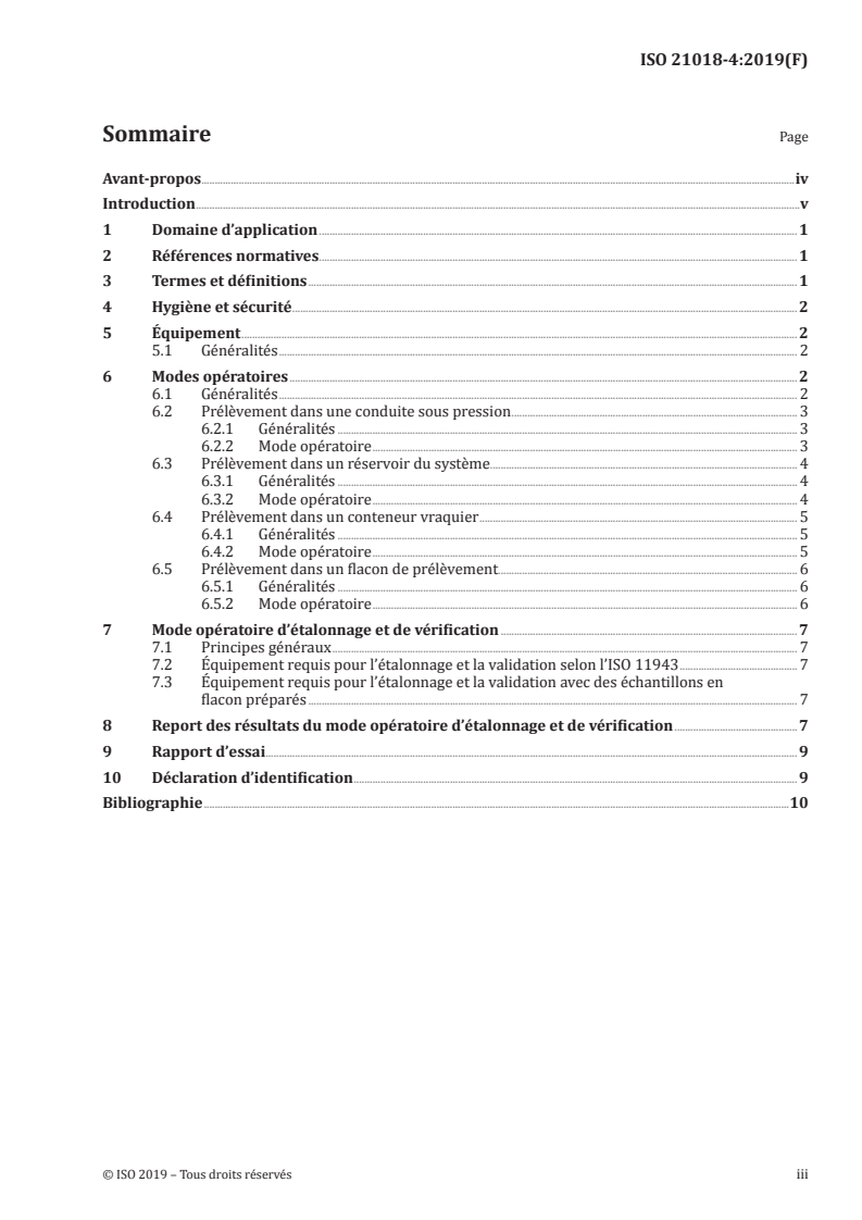 ISO 21018-4:2019 ISO 21018-4:2019 - Transmissions hydrauliques — Surveillance du niveau de pollution particulaire des fluides — Partie 4: Technique d'absorption de lumière
Released:8/16/2019 - Page 3 preview