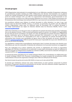 ISO 21043-1:2025 ISO 21043-1:2025 - Criminalistique — Partie 1: Vocabulaire
Released:27. 06. 2025 - Page 4 preview