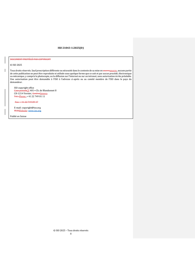 REDLINE ISO 21043-1:2025 - Criminalistique — Partie 1: Vocabulaire
Released:27. 06. 2025