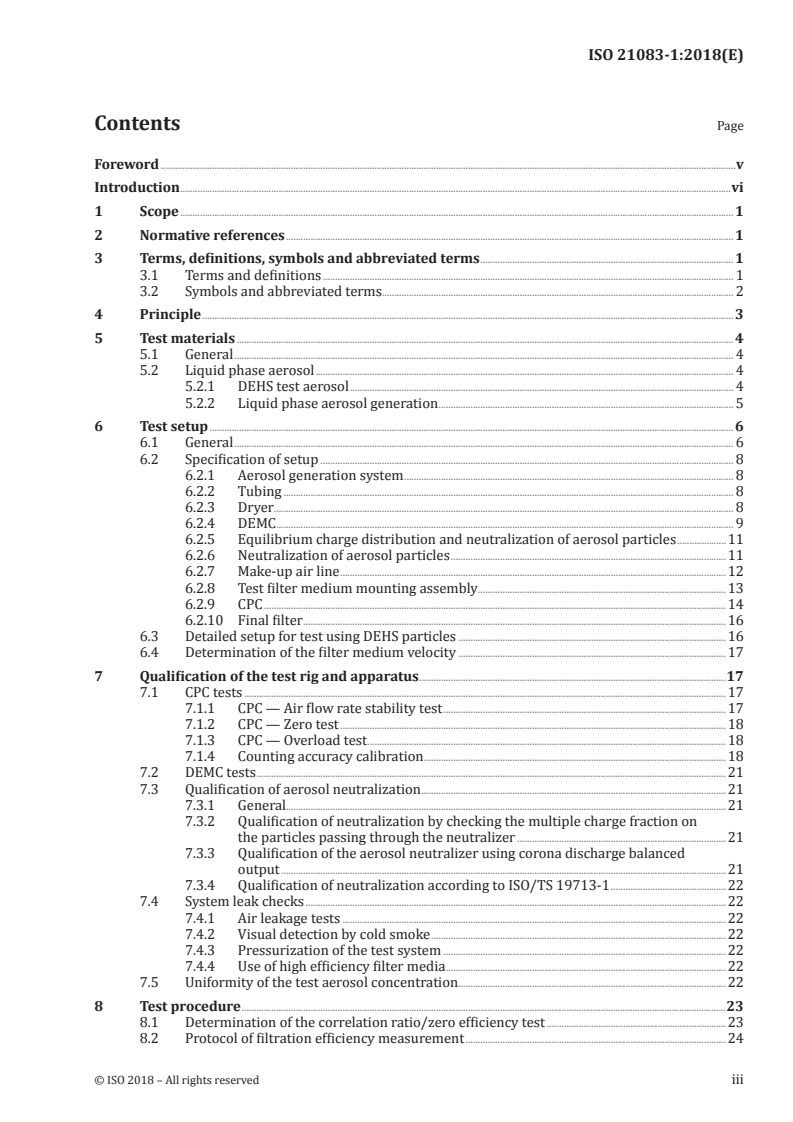 ISO 21083-1:2018 ISO 21083-1:2018 - Test method to measure the efficiency of air filtration media against spherical nanomaterials — Part 1: Size range from 20 nm to 500 nm
Released:11/12/2018 - Page 3 preview