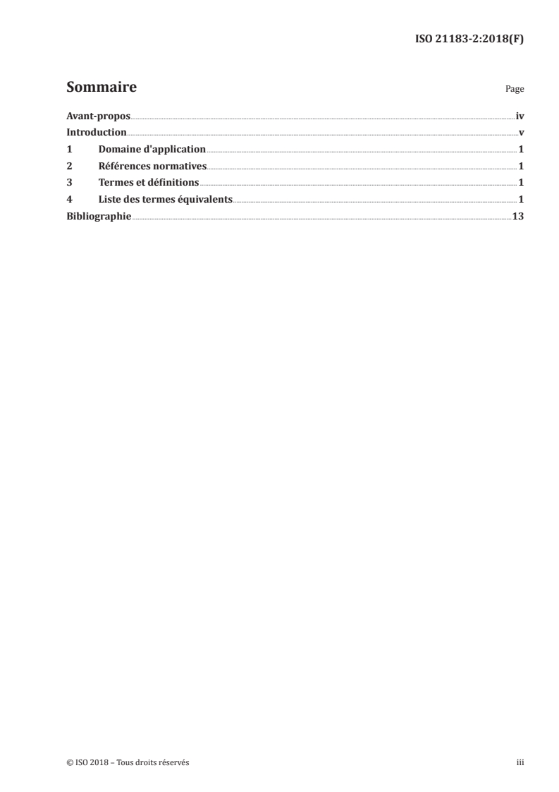 ISO 21183-2:2018 ISO 21183-2:2018 - Courroies transporteuses légères — Partie 2: Liste des termes équivalents/29/2018 - Page 3 preview