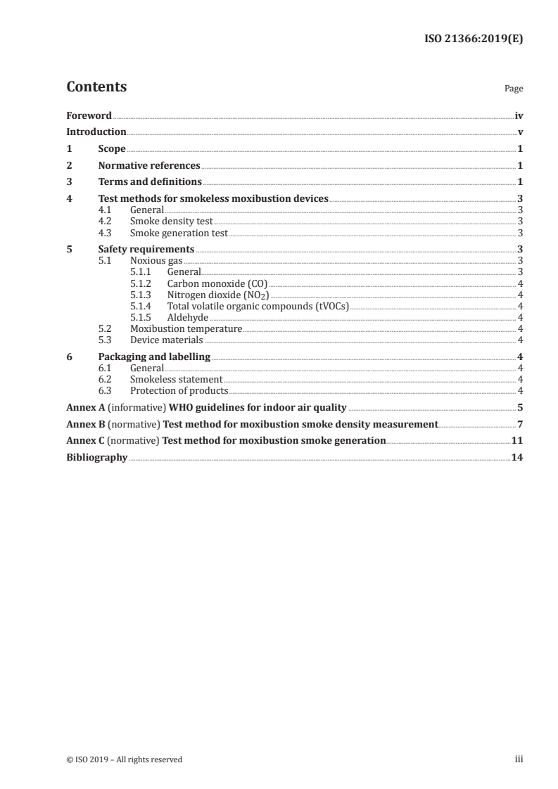 ISO 21366:2019 ISO 21366:2019 - Traditional Chinese medicine — General requirements for smokeless moxibustion devices/10/2019 - Page 3 preview