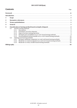 ISO 21557:2025 - Mining — Mining methods — Classification and specification
Released:12/4/2025 - Page 3 preview