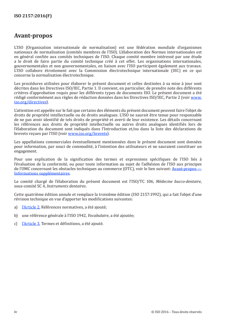 ISO 2157:2016 ISO 2157:2016 - Médecine bucco-dentaire — Diamètres nominaux et désignation par numéro de code pour instruments rotatifs dentaires/29/2016 - Page 4 preview